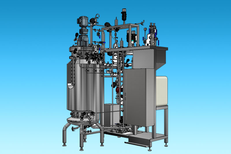 Fermentador 250 L aerobic 3D